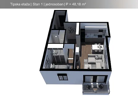 For sale apartment in Rafailovici in a great location — photo 3